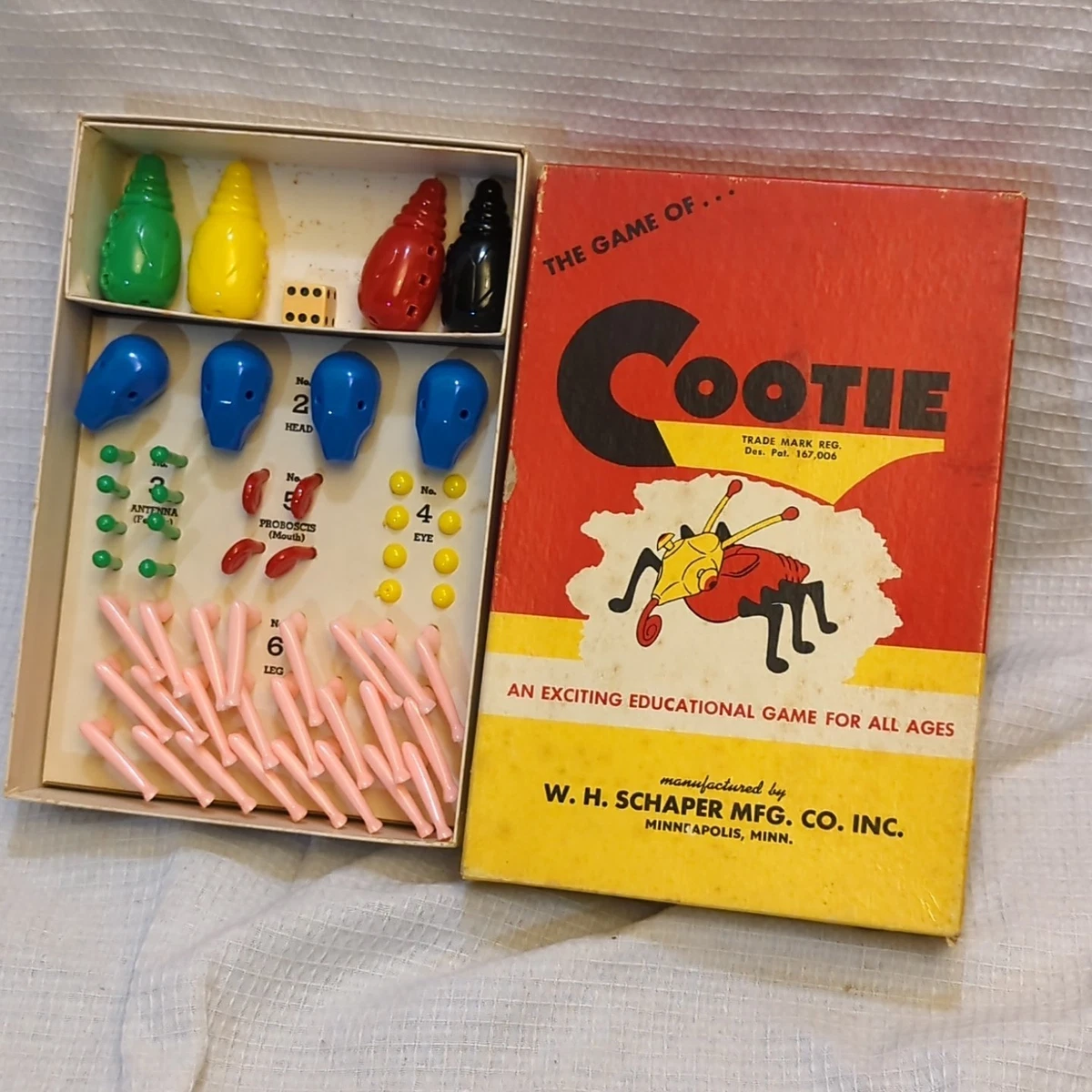 Family Game 1949 Year Vintage Manufacture Board & Traditional