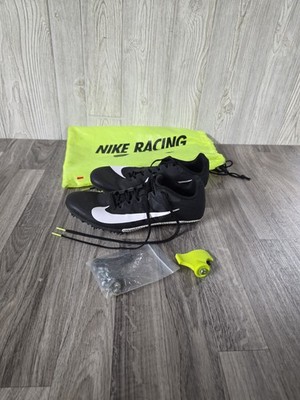 New Nike Zoom Rival S Track Racing Sprint Black-White Men's Size 9 With Spikes