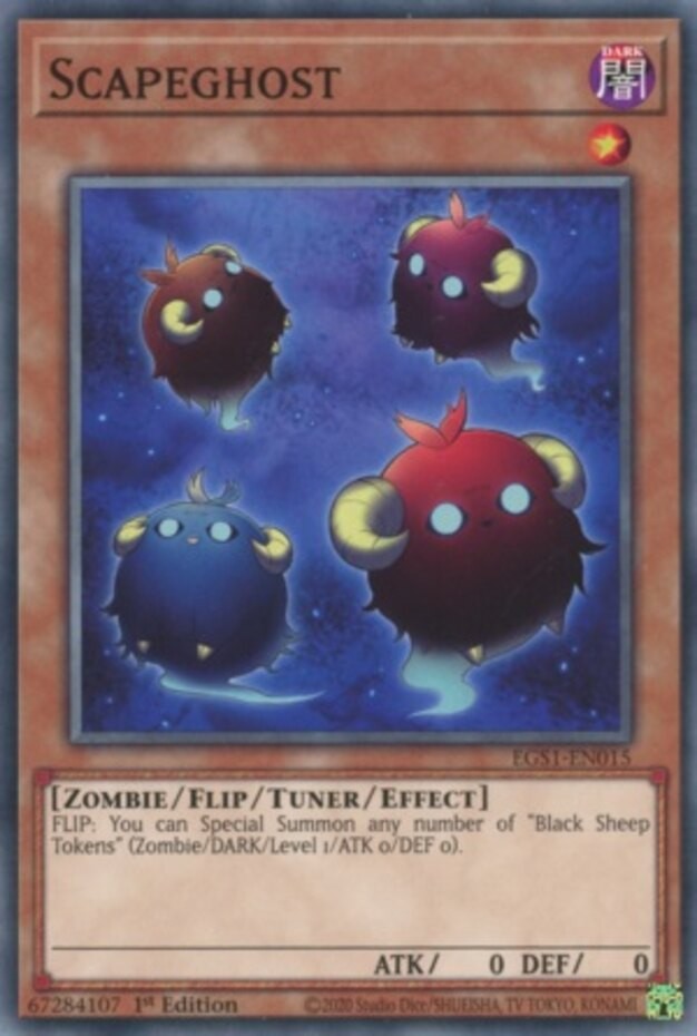 Scapeghost EGS1-EN015 Common 1st Edition Lightly Played TCG Card