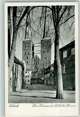 39466426 - 2400 Luebeck Tuerme des Luebecker Doms Luebeck Stadtkreis