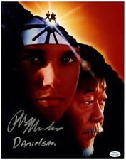 The Karate Kid Ralph Macchio Autographed 11x14 Photo ACOA Witness ITP