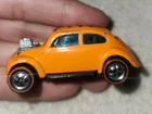 vintage Hot Wheels "Custom Volkswagen" 1980 Wisconsin Toy Company orange beetle