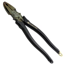 FUJIYA 3000N-225BG Power Pliers 225mm Black Gold with Shackle Made in Japan