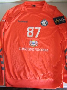 Sakura Hauge handball player Buducnost Hummel L match worn Champions League L