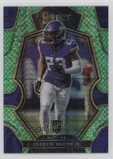 2022 Panini Select Premier Level Dragon Scale Prizm 74/89 Andrew Booth Jr 14rh