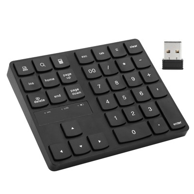 Mini Numeric Keypad 35 Keys 2.4G Wireless Ultra Slim Portable Keyboard Computer