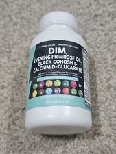 Clean Nutraceuticals DIM Evening Primrose Black Cohosh Calcium D-Gl... Fast Ship