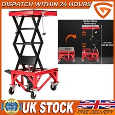 Image of Hydraulic Motorcycle Lift Table 350 LBS Dirt Bike Scissor Jack Stand ATV Lifter