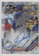 2019 Bowman Chrome Prospect Speckle Refractor 48/299 Diego Cartaya Auto y6z