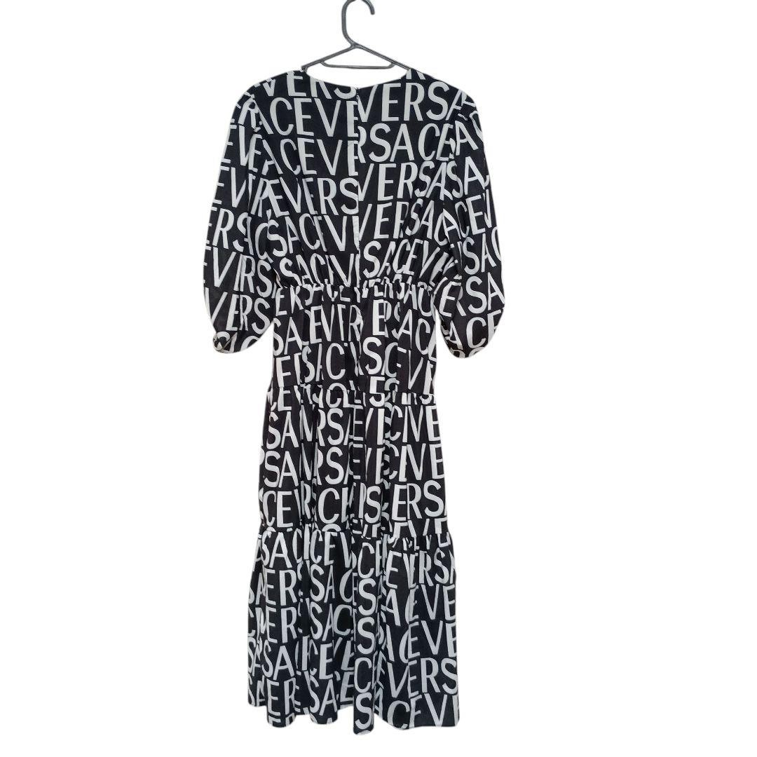 USED RARE VERSACE LOGO DESIGN LONG DRESS, VINTAGE/USED CLOTHING VERYGOOD thumbnail 6