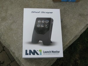Shot Scope LM1 Golf Launch Monitor - Clubhead Speed & Real-Time Smash, BRAND NEW