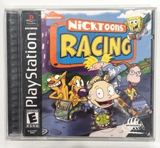Nicktoons Racing (Sony PlayStation, 2001) W/ Manual - Tested & Working 