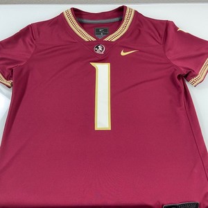 Nike Women Small Garnet Florida State Seminoles Football Jersey Collegiate FSU