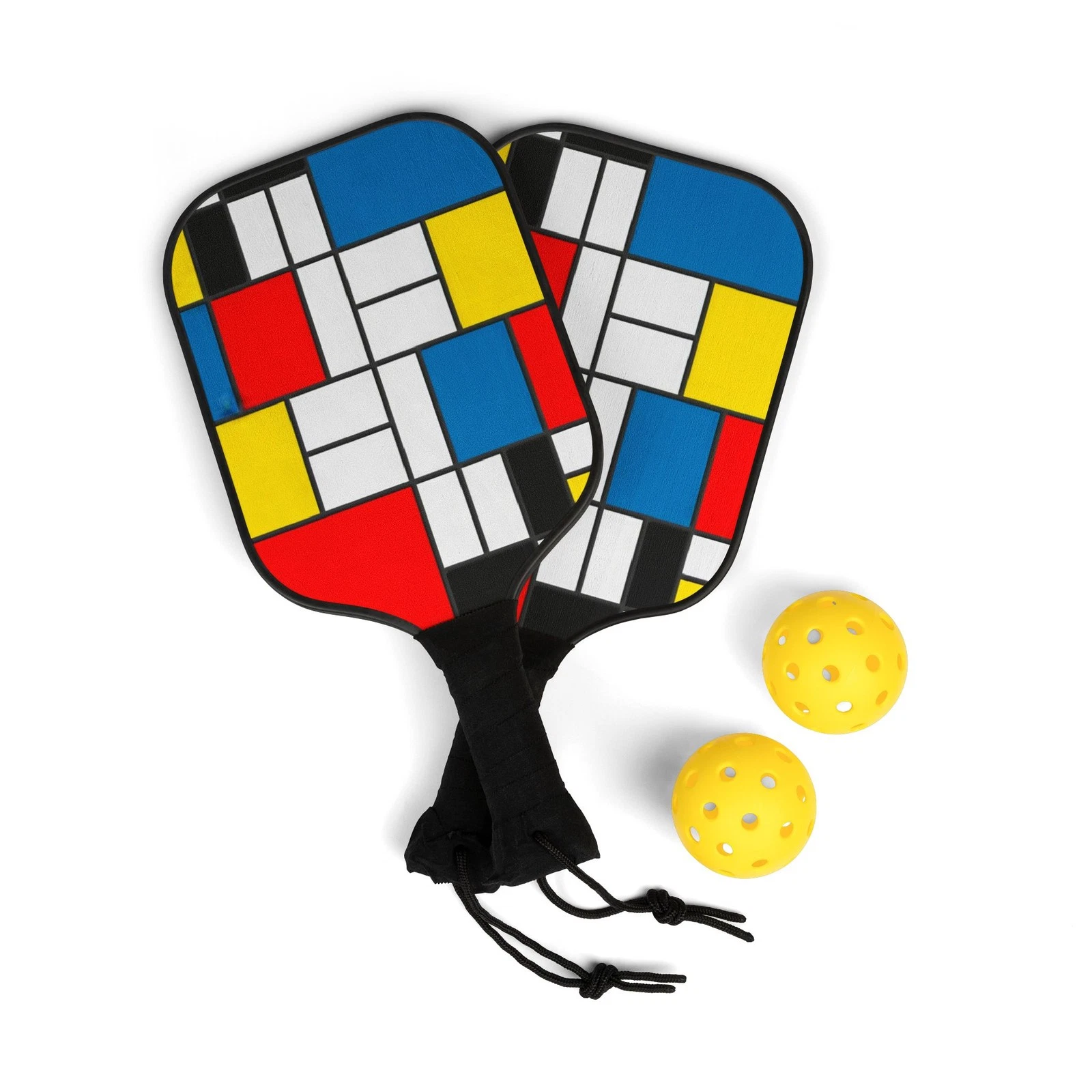Piet Mondrian Pickleball Kit