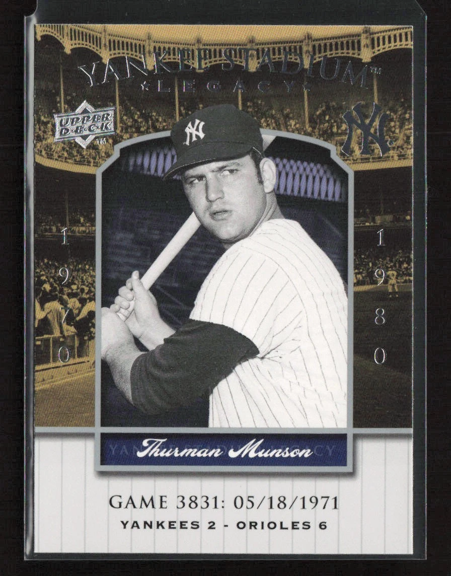 Thurman Munson trading card