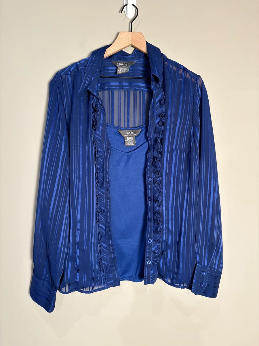 Women's Plus Size Gorgeous Gold Geometric Print Elastic Waist Blouse