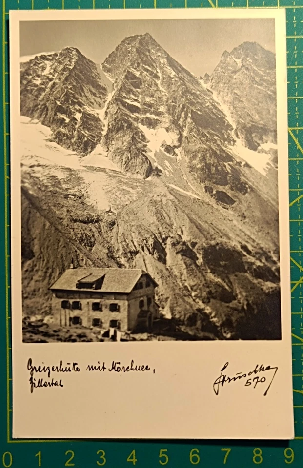 Germany postcard 1942,Floitenkees 2240m,Hans Hruschka Foto#2,official stamp,RARE - Image 2 of 4