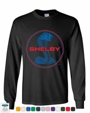 Shelby Cobra Ford Mustang Long Sleeve T-Shirt American Muscle Ford Racing Tee