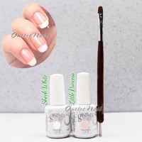 Gelish French Manicure Kit: Sleek Sheek White + Little Princess 15ml + Gel Brush on sale Gelish French Manicure Kit: Sleek Sheek White + Little Princess 15ml + Gel Brush on sale