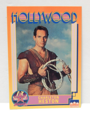 Charleton Heston Hollywood Card 4