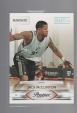 JACK McCLINTON 2009-10 PLAYOFF PRESTIGE DRAFT LIGHT BLUE ROOKIE CARD #199 /999