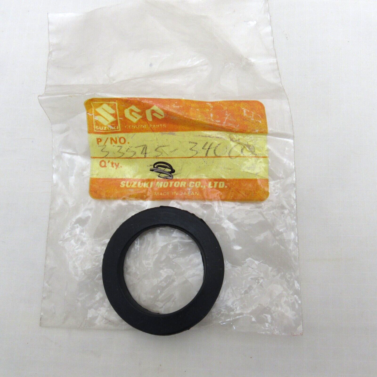 NOS Vintage Suzuki OEM Spark Plug Rubber Ring Grommet 33545-34000