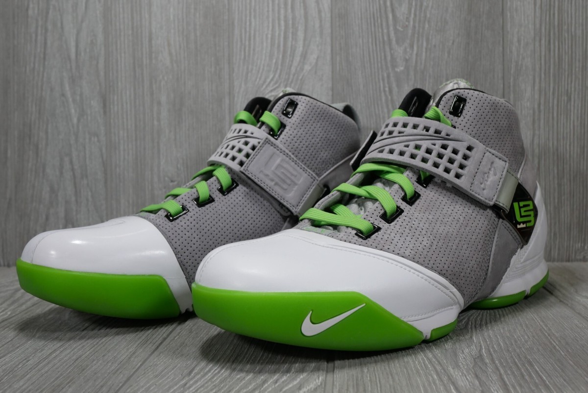 Near Perfect) 2008 Nike Zoom Lebron V 5 Dunkman Grey Shoes 317253