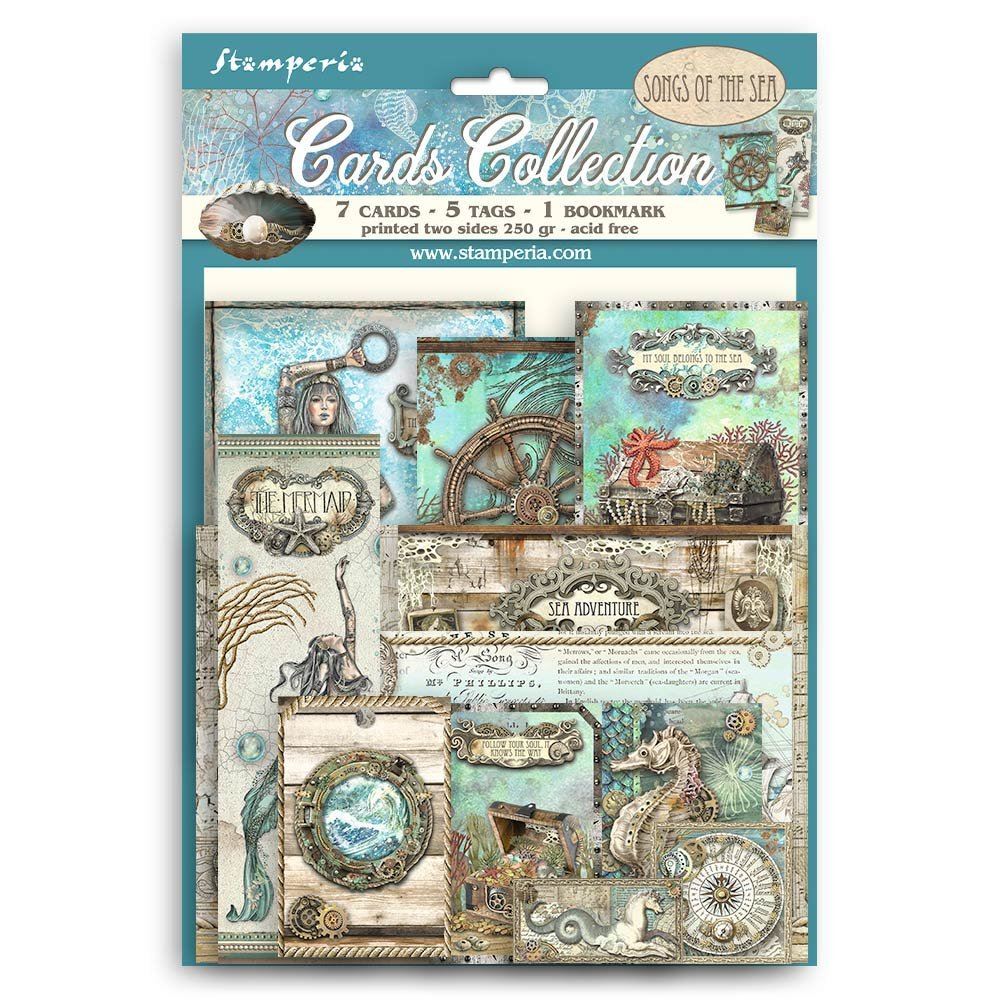 Cards Collection Songs of the Sea Stamperia