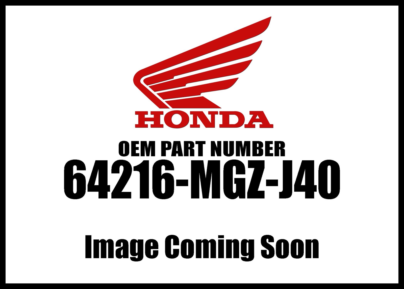 Honda 2013-2015 CB Meter Cover Assembly 64216-MGZ-J40 OEM for sale  