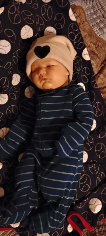 Bountiful Baby Landon Reborn Doll 21" by Artist Elizabeth Brown - Image 3 of 4