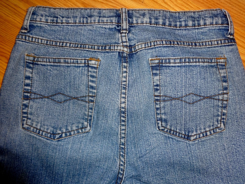 JEANS VAQUEROS ELÁSTICOS FADED GLORY NIÑOS BOOTCUT TALLA 16 26/27 1/2 Foto 4 de 4