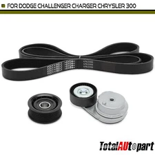 3x Serpentine Belt Drive Component Kit for Dodge Charger Challenger Chrysler 300