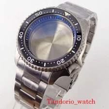 41mm Titanium 200M Diving Watch Case Sapphire Glass For NH35A SKX007 Movement