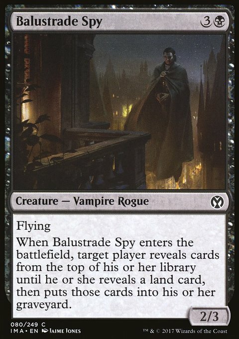 Magic the Gathering MTG Balustrade Spy (80) Iconic Masters   LP