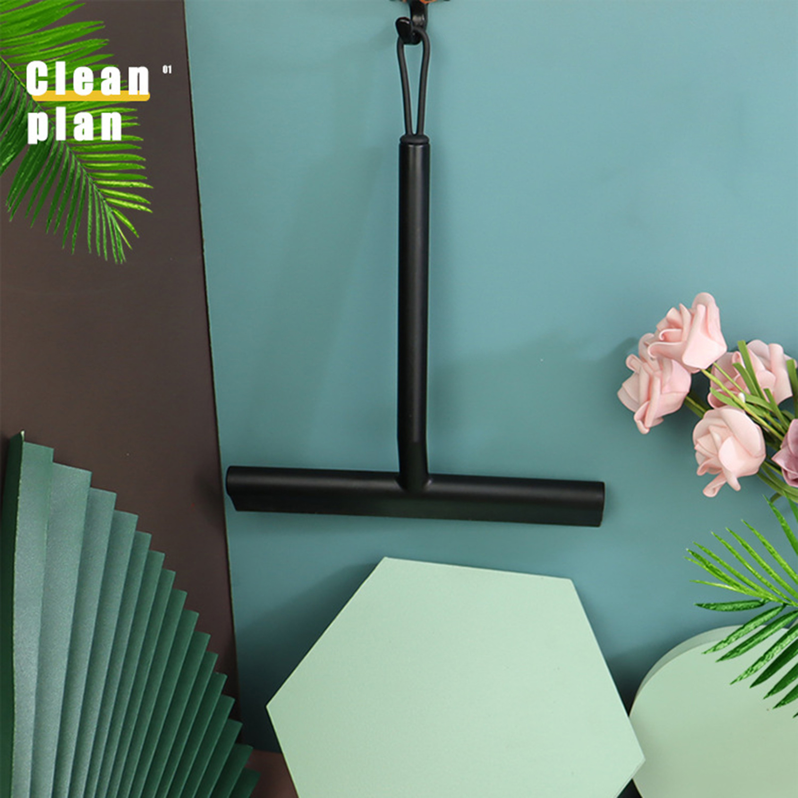 Glass Scraper Convenient Decontamination Shower Mirror Squeegee