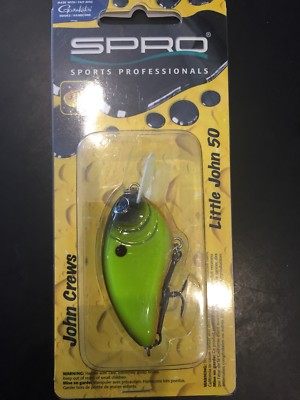 Spro Little John 50 1/2 Oz Dives 3-5 Ft Western Chart Black Back #30