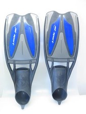 Scubapro Jet Sport Geräteflossen Gr. L US 11-12 schwarz blau Flossen Smoke