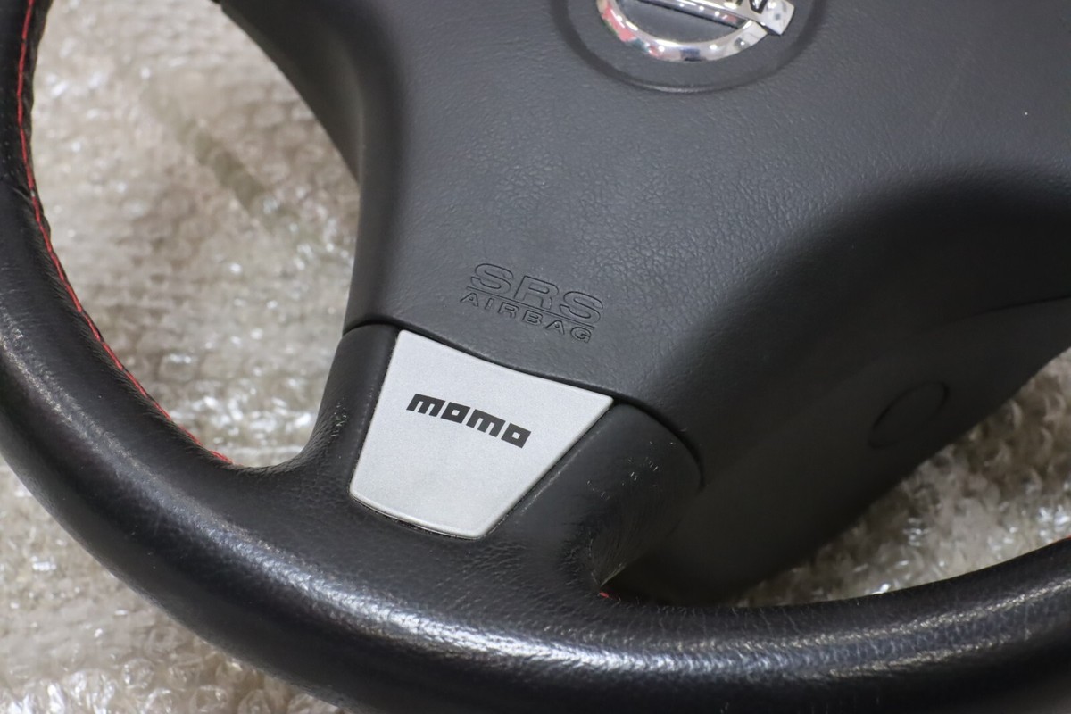 GENERATIONS - momo JDM Genuine Nissan Z33 350Z MOMO SRS Leather Red Stitch
