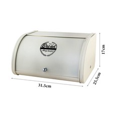 Black White Bread Bin Front Open Kitchen Loaf Storage Box Multipurpose Bread Bin