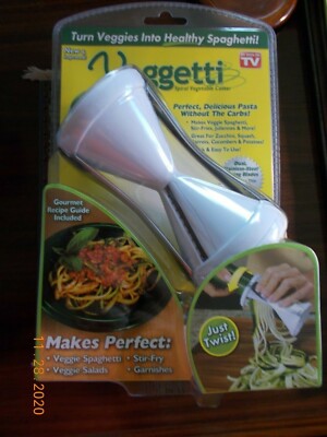 Veggetti Spiral Vegetable Cutter, New in Sealed Package, ''As Seen on TV''