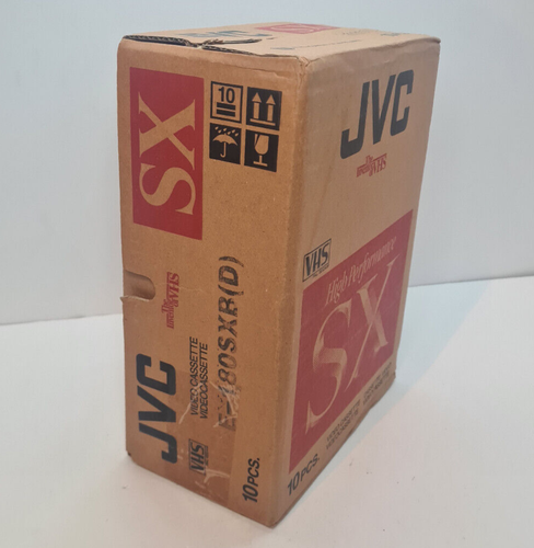 JVC SX High Performance E-180 Blank VHS Tape Cassettes x 10 Boxset New - Picture 12 of 13