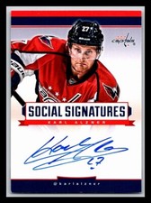 2013-14 Panini Social Signatures #SSKA2 Karl Alzner CR