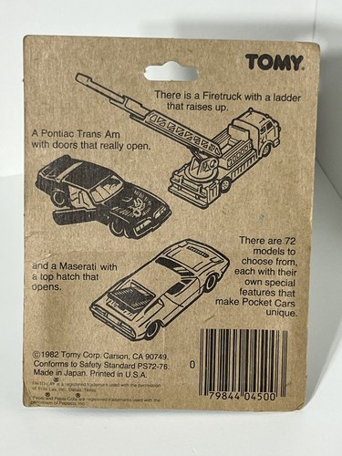 NIP Tomica Tomy Pocket Cars No. 61 Toyota Hilux 4wd Pickup Truck Diecast Car - Picture 6 of 6