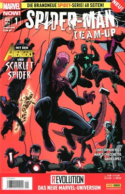 Spiderman Team-Up Nr. 1-4  2014 Panini  Top Zustand