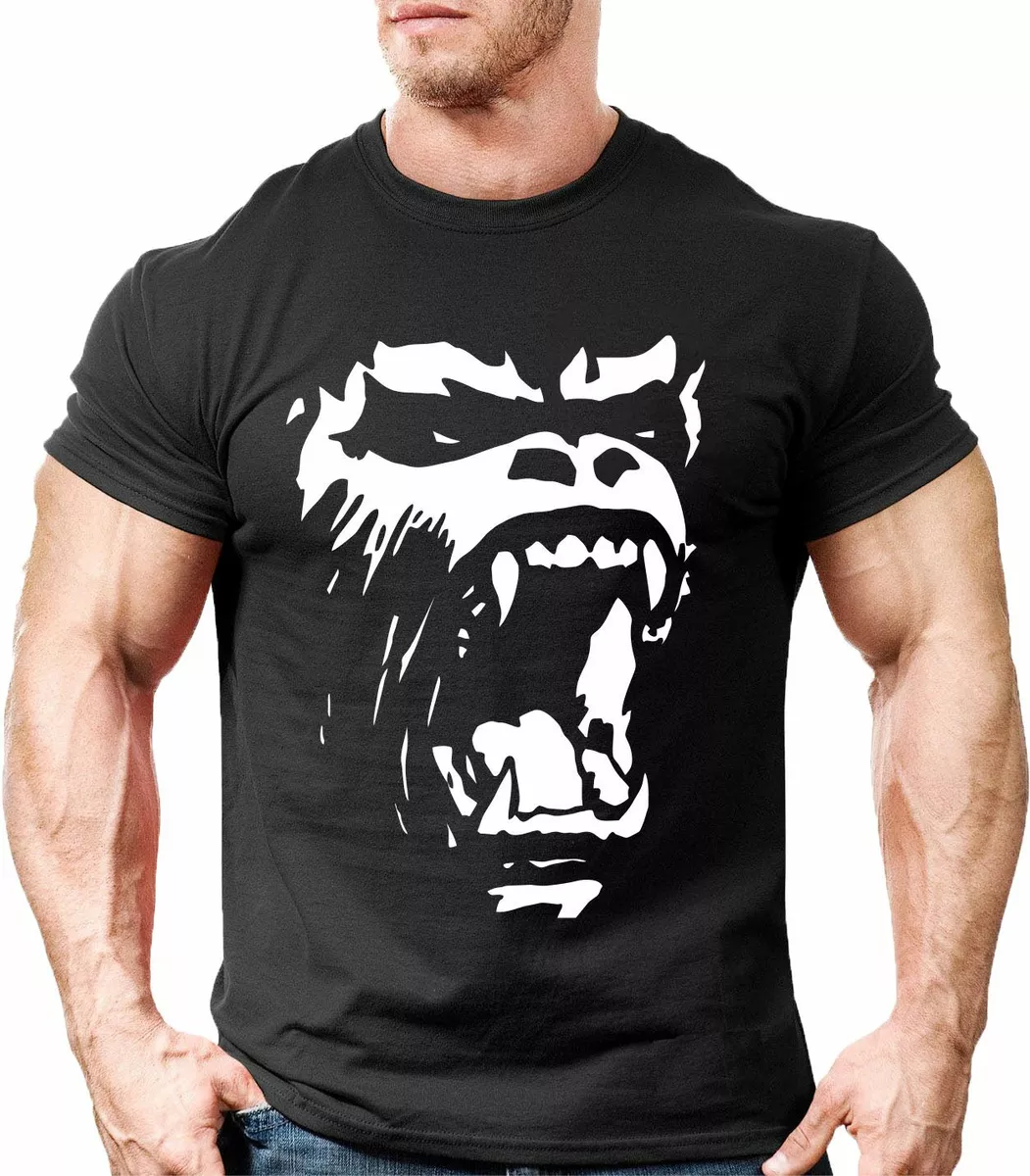 Gorilla Gym T Shirt Gym Clothing Bodybuilding Training Workout UFC