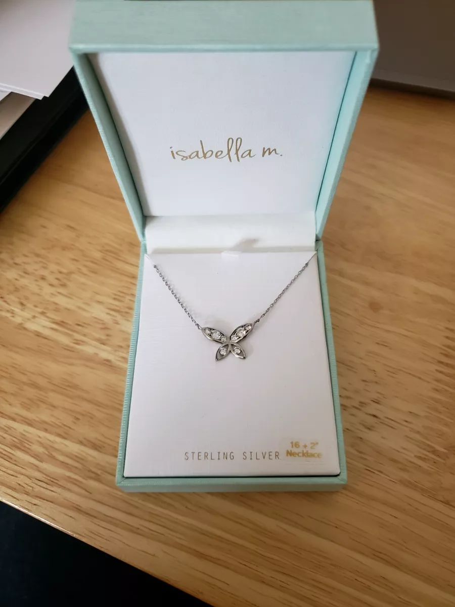 Isabella sterling silver necklace online