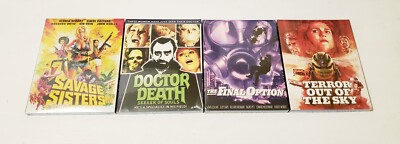 NEW Savage Sisters Dr. Death Final Option Terror Out of Sky Blu-ray W Slipcover