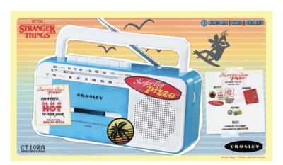Stranger Things Season 4 Crosley CT102A Radio Cassette Player