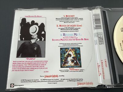 Def Leppard Rocket CD UK Bludgeon Riffola 1988 3 Track B/w