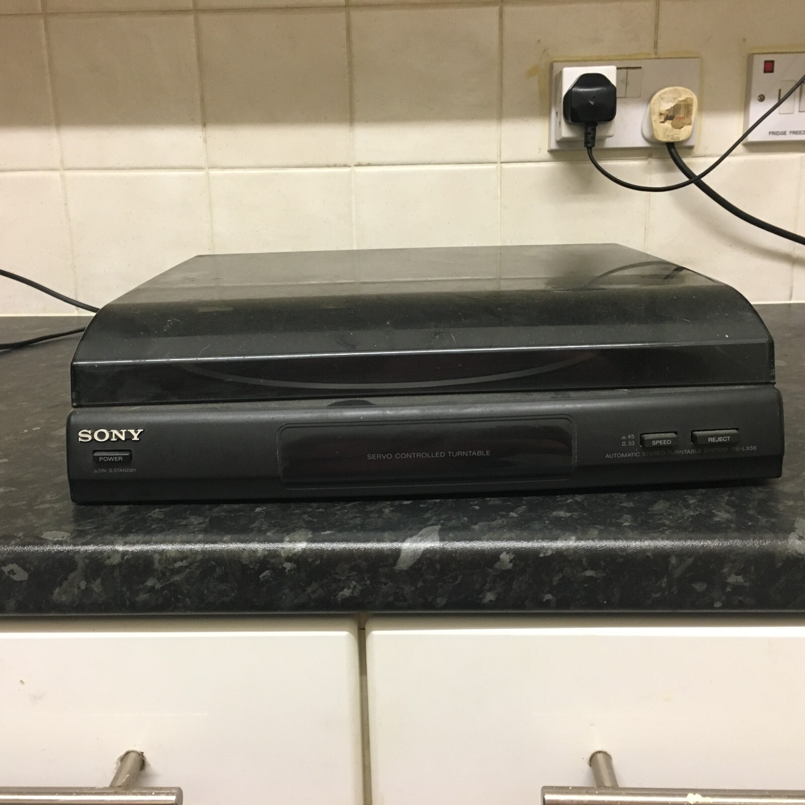 Sony PSLX56 Stereo Belt Driven Turntable Black for sale online eBay